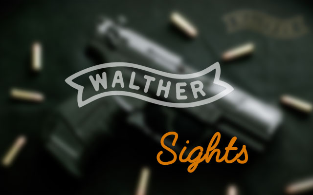 Walther P99 sights